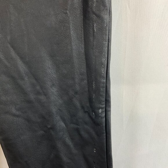 Good American Good Waist Vegan Leather Pants Faux Leather Leggings 5 US 2XL - Picture 6 of 11